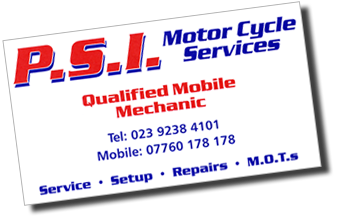 PSI Motor Cycle Services Logo